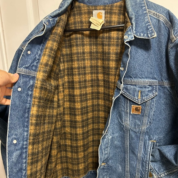 Carhartt Vintage Denim Light Blue Denim Jacket 2002 - Picture 5 of 8